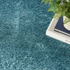 image:imageNourison Home Luxurious Shag Silver 9 x 12 Area Rug  Easy Clean Non Shedding Bed Room Living Room Dining Room Kitchen 9 x 12Aqua
