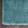 image:imageNourison Home Luxurious Shag Silver 9 x 12 Area Rug  Easy Clean Non Shedding Bed Room Living Room Dining Room Kitchen 9 x 12Aqua