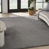 image:imageNourison Home Luxurious Shag Silver 9 x 12 Area Rug  Easy Clean Non Shedding Bed Room Living Room Dining Room Kitchen 9 x 12Grey