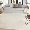 image:imageNourison Home Luxurious Shag Silver 9 x 12 Area Rug  Easy Clean Non Shedding Bed Room Living Room Dining Room Kitchen 9 x 12Ivory