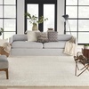 image:imageNourison Home Luxurious Shag Silver 9 x 12 Area Rug  Easy Clean Non Shedding Bed Room Living Room Dining Room Kitchen 9 x 12Ivory