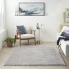 image:imageNourison Home Luxurious Shag Silver 9 x 12 Area Rug  Easy Clean Non Shedding Bed Room Living Room Dining Room Kitchen 9 x 12Silver