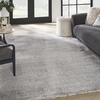 image:imageNourison Home Luxurious Shag Silver 9 x 12 Area Rug  Easy Clean Non Shedding Bed Room Living Room Dining Room Kitchen 9 x 12Silver