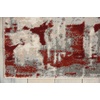 image:imageNourison Home Maxell Abstract IvoryRed 310 x Round Area Rug Easy Clean Non Shedding Bed Room Living Room Dining Room Kitchen 4 RoundIvory Red