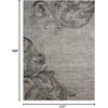 image:imageNourison Home Maxell Graphite 22 x 76 Area Rug  Easy Clean Non Shedding Bed Room Living Room Dining Room Kitchen 8 RunnerGraphite