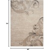image:imageNourison Home Maxell Graphite 22 x 76 Area Rug  Easy Clean Non Shedding Bed Room Living Room Dining Room Kitchen 8 RunnerMocha