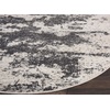 image:imageNourison Home Maxell IvoryGrey 310 x Round Area Rug  Easy Clean Non Shedding Bed Room Living Room Dining Room Kitchen 4 x RoundIvoryGrey
