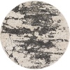 image:imageNourison Home Maxell IvoryGrey 310 x Round Area Rug  Easy Clean Non Shedding Bed Room Living Room Dining Room Kitchen 4 x RoundIvoryGrey