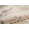 image:imageNourison Home Maxell IvoryTeal 22 x 76 Area Rug  Easy Clean Non Shedding Bed Room Living Room Dining Room Kitchen 8 RunnerIvGrey