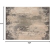 image:imageNourison Home Maxell IvoryTeal 22 x 76 Area Rug  Easy Clean Non Shedding Bed Room Living Room Dining Room Kitchen 8 RunnerIvGrey