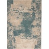 image:imageNourison Home Maxell IvoryTeal 22 x 76 Area Rug  Easy Clean Non Shedding Bed Room Living Room Dining Room Kitchen 8 RunnerIvoryTeal