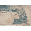 image:imageNourison Home Maxell IvoryTeal 22 x 76 Area Rug  Easy Clean Non Shedding Bed Room Living Room Dining Room Kitchen 8 RunnerIvoryTeal