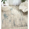 image:imageNourison Home Maxell IvoryTeal 310 x 510 Area Rug  Easy Clean Non Shedding Bed Room Living Room Dining Room Kitchen 4 x 622 x 76 22 x 76 Runner