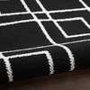 image:imageNourison Home Modern Lines Modern Geometric Denim 5 x 7 Area Rug Easy Clean Non Shedding Bed Room Living Room Dining Room Kitchen 5x7Black