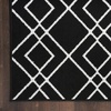 image:imageNourison Home Modern Lines Modern Geometric Denim 5 x 7 Area Rug Easy Clean Non Shedding Bed Room Living Room Dining Room Kitchen 5x7Black