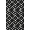 image:imageNourison Home Modern Lines Modern Geometric Denim 5 x 7 Area Rug Easy Clean Non Shedding Bed Room Living Room Dining Room Kitchen 5x7Black