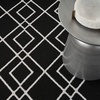 image:imageNourison Home Modern Lines Modern Geometric Denim 5 x 7 Area Rug Easy Clean Non Shedding Bed Room Living Room Dining Room Kitchen 5x7Black