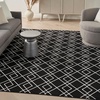 image:imageNourison Home Modern Lines Modern Geometric Denim 5 x 7 Area Rug Easy Clean Non Shedding Bed Room Living Room Dining Room Kitchen 5x7Black