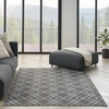 image:imageNourison Home Modern Lines Modern Geometric Denim 5 x 7 Area Rug Easy Clean Non Shedding Bed Room Living Room Dining Room Kitchen 5x7Charcoal