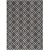 image:imageNourison Home Modern Lines Modern Geometric Denim 5 x 7 Area Rug Easy Clean Non Shedding Bed Room Living Room Dining Room Kitchen 5x7Charcoal
