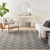 image:imageNourison Home Modern Lines Modern Geometric Denim 5 x 7 Area Rug Easy Clean Non Shedding Bed Room Living Room Dining Room Kitchen 5x7Charcoal