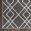 image:imageNourison Home Modern Lines Modern Geometric Denim 5 x 7 Area Rug Easy Clean Non Shedding Bed Room Living Room Dining Room Kitchen 5x7Charcoal