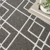image:imageNourison Home Modern Lines Modern Geometric Denim 5 x 7 Area Rug Easy Clean Non Shedding Bed Room Living Room Dining Room Kitchen 5x7Charcoal