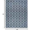 image:imageNourison Home Modern Lines Modern Geometric Denim 5 x 7 Area Rug Easy Clean Non Shedding Bed Room Living Room Dining Room Kitchen 5x7Denim