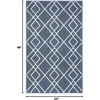 image:imageNourison Home Modern Lines Modern Geometric Denim 5 x 7 Area Rug Easy Clean Non Shedding Bed Room Living Room Dining Room Kitchen 5x7Denim