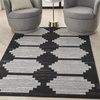 image:imageNourison Home Modern Passion Ivory Grey 6 x 9 Area Rug  Easy Clean Non Shedding Bed Room Living Room Dining Room Kitchen 6 x 9BlackGrey