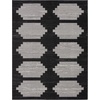 image:imageNourison Home Modern Passion Ivory Grey 6 x 9 Area Rug  Easy Clean Non Shedding Bed Room Living Room Dining Room Kitchen 6 x 9BlackGrey