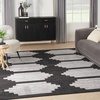image:imageNourison Home Modern Passion Ivory Grey 6 x 9 Area Rug  Easy Clean Non Shedding Bed Room Living Room Dining Room Kitchen 6 x 9BlackGrey