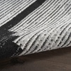 image:imageNourison Home Modern Passion Ivory Grey 6 x 9 Area Rug  Easy Clean Non Shedding Bed Room Living Room Dining Room Kitchen 6 x 9BlackGrey