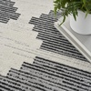 image:imageNourison Home Modern Passion Ivory Grey 6 x 9 Area Rug  Easy Clean Non Shedding Bed Room Living Room Dining Room Kitchen 6 x 9IvoryGrey