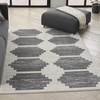 image:imageNourison Home Modern Passion Ivory Grey 6 x 9 Area Rug  Easy Clean Non Shedding Bed Room Living Room Dining Room Kitchen 6 x 9IvoryGrey