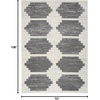 image:imageNourison Home Modern Passion Ivory Grey 6 x 9 Area Rug  Easy Clean Non Shedding Bed Room Living Room Dining Room Kitchen 6 x 9IvoryGrey