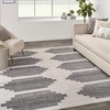 image:imageNourison Home Modern Passion Ivory Grey 6 x 9 Area Rug  Easy Clean Non Shedding Bed Room Living Room Dining Room Kitchen 6 x 9IvoryGrey