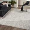 image:imageNourison Home Modern Shag Grey Ivory 53 x 7 Area Rug  Easy Clean Non Shedding Bed Room Living Room Dining Room Kitchen 5 x 7Grey Ivory