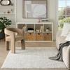 image:imageNourison Home Modern Shag Grey Ivory 53 x 7 Area Rug  Easy Clean Non Shedding Bed Room Living Room Dining Room Kitchen 5 x 7Grey Ivory