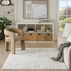 image:imageNourison Home Modern Shag Grey Ivory 53 x 7 Area Rug  Easy Clean Non Shedding Bed Room Living Room Dining Room Kitchen 5 x 7Ivory Grey