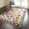 image:imageNourison Home Moroccan Casbah Ivory Multicolor 311 x 6 Area Rug  Easy Clean Non Shedding Bed Room Living Room Dining Room Kitchen 4 x 6311 x 6 Rectangular