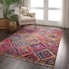 image:imageNourison Home Moroccan Casbah Red Multicolor 710 x 106 Area Rug  Easy Clean Non Shedding Bed Room Living Room Dining Room Kitchen 8 x 113 ft 11 in x 6 ft