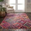 image:imageNourison Home Moroccan Casbah Red Multicolor 710 x 106 Area Rug  Easy Clean Non Shedding Bed Room Living Room Dining Room Kitchen 8 x 113 ft 11 in x 6 ft