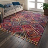 image:imageNourison Home Moroccan Casbah Red Multicolor 710 x 106 Area Rug  Easy Clean Non Shedding Bed Room Living Room Dining Room Kitchen 8 x 11710 x 106 Rectangular