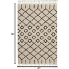 image:imageNourison Home Moroccan Shag Moroccan Cream 710 x 106 Area Rug Easy Cleaning Non Shedding Bed Room Living Room Dining Room Kitchen 8x11Cream