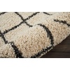 image:imageNourison Home Moroccan Shag Moroccan Cream 710 x 106 Area Rug Easy Cleaning Non Shedding Bed Room Living Room Dining Room Kitchen 8x11Cream
