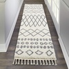 image:imageNourison Home Moroccan Shag Moroccan Cream 710 x 106 Area Rug Easy Cleaning Non Shedding Bed Room Living Room Dining Room Kitchen 8x11White