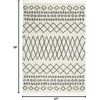 image:imageNourison Home Moroccan Shag Moroccan Cream 710 x 106 Area Rug Easy Cleaning Non Shedding Bed Room Living Room Dining Room Kitchen 8x11White