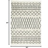 image:imageNourison Home Moroccan Shag Moroccan Cream 710 x 106 Area Rug Easy Cleaning Non Shedding Bed Room Living Room Dining Room Kitchen 8x11White