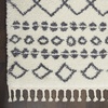 image:imageNourison Home Moroccan Shag Moroccan Cream 710 x 106 Area Rug Easy Cleaning Non Shedding Bed Room Living Room Dining Room Kitchen 8x11White